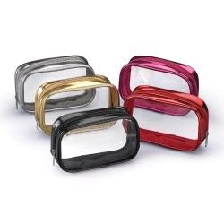 Qosmedix Develops “Clearly Precious Metals” Cosmetic Bag Collection