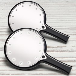 Qosmedix introduces new LED lighted hand held cosmetic mirror