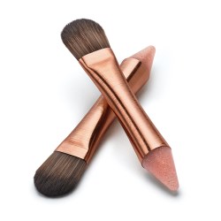 Qosmedix adds new rose gold dual ended foundation brush