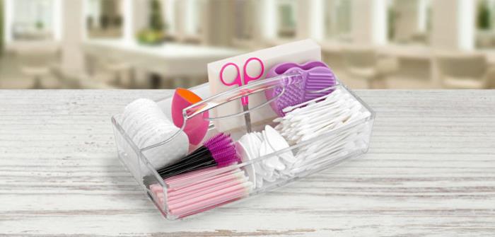 Qosmedix introduces new acrylic Cosmetic Caddy to product line